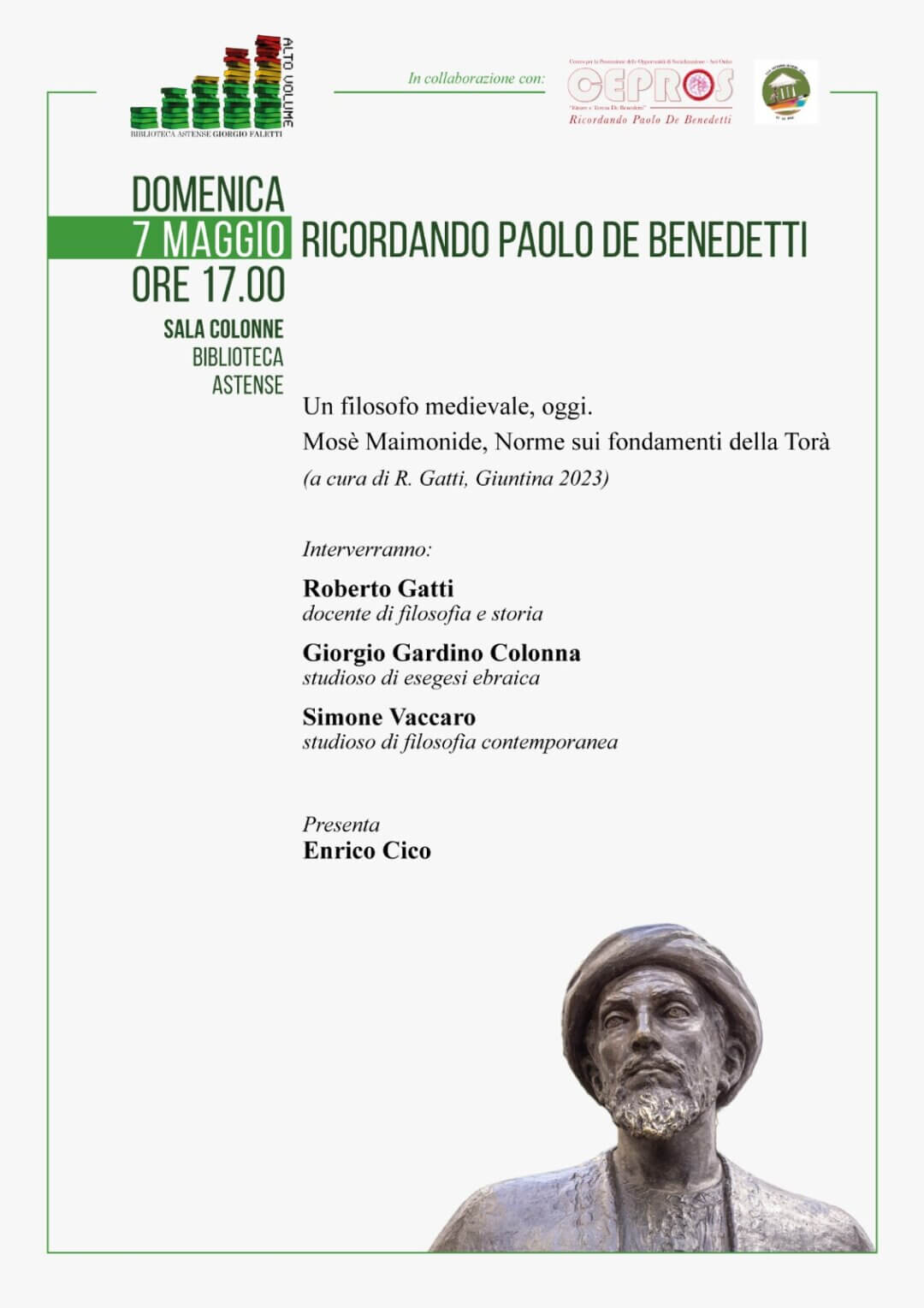 PRESENTAZIONE MAIMONIDE